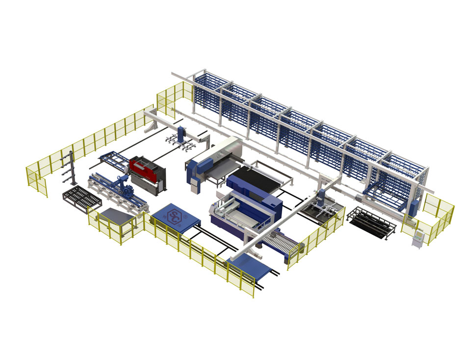 Plate Bending Automatic Production Line