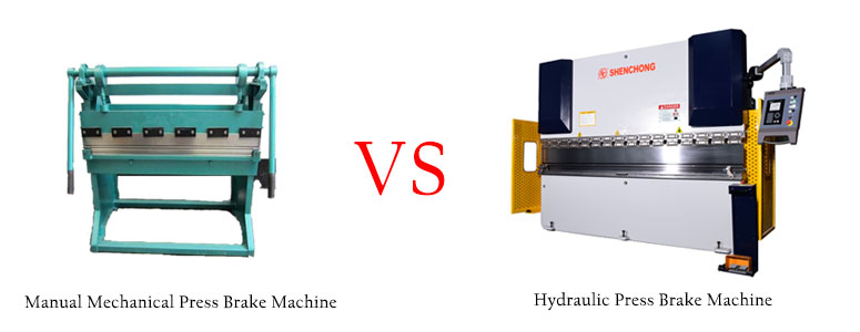 Manual Mechanical Press Brake Machine VS Hydraulic Press Brake