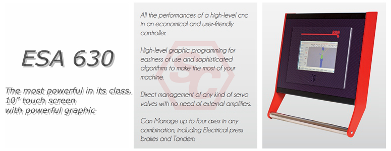 ESA630 CNC press brake system