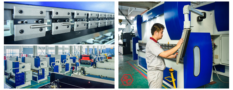 Hydraulic metal press brake machine operator