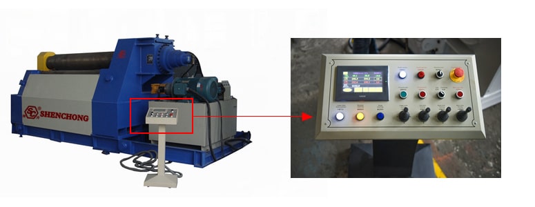 Numerical control type rolling machine