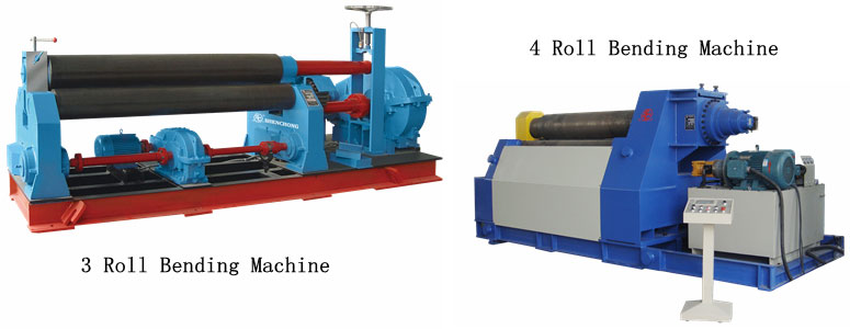 difference between three-roller and four-roller bending machine