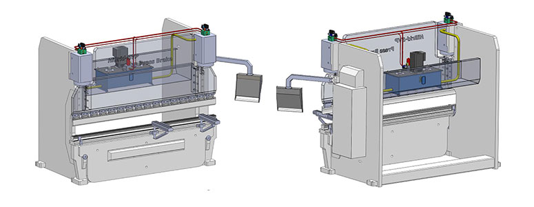 press brake structure