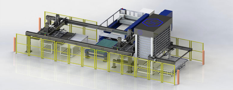 automation of sheet metal processing works