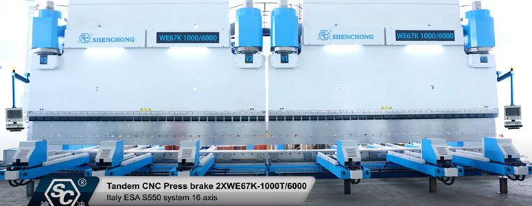 tandem 2WEK CNC press brake machines