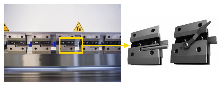 What is a quick clamping for a press brake