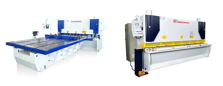 CNC plate shearing machine