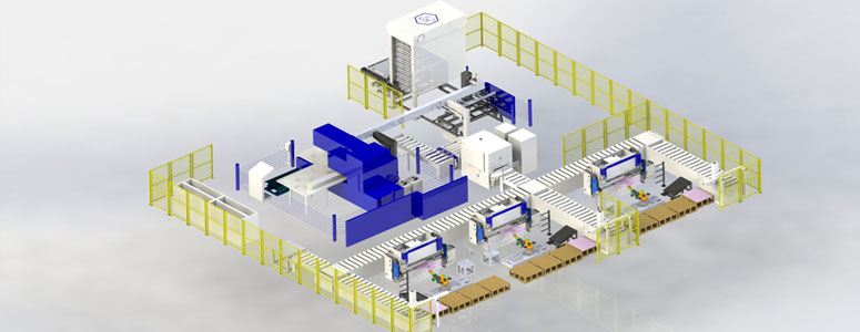 high-end intelligent sheet metal workshop