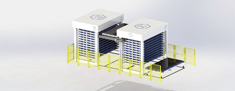 double-tower storage system