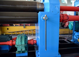 Mechanical Level Down Three-roller Bending Machine Upper and Lower Rolls