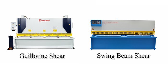 Guillotine Shear and Swing Beam Shear