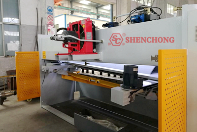 Vietnam Hydraulic Plate Shearing Machine QC11Y-12X3100 backgauge