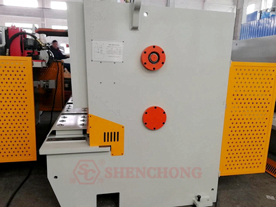 Vietnam Hydraulic Plate Shearing Machine QC11Y-12X3100 side look
