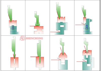 hybrid servo press brake tools