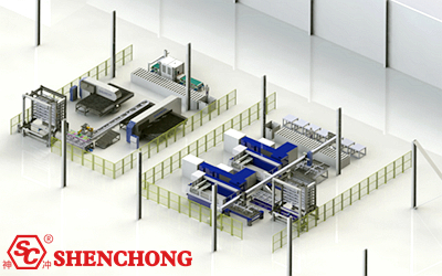Sheet Metal Laser Cutting Automatic Production Line