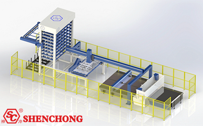 Automatic Cutting Unite With Sheet Metal Storage System