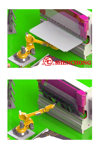 Robotic Press Brake Bending Process