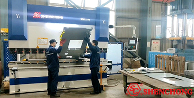 WEK CNC hydraulic press brake machine 100T3200 ESA630 4+1axis