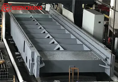 Fully annealed laser cutting machine frame