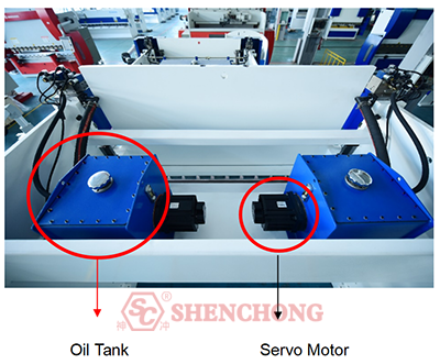 hybrid servo press brake servo pump control