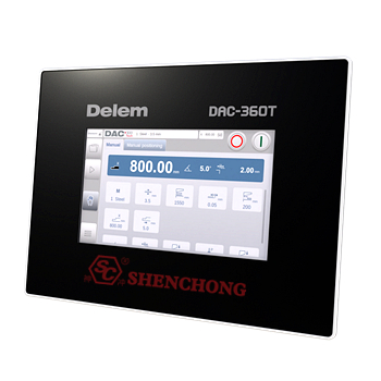CNC shearing machine DAC 360 control system