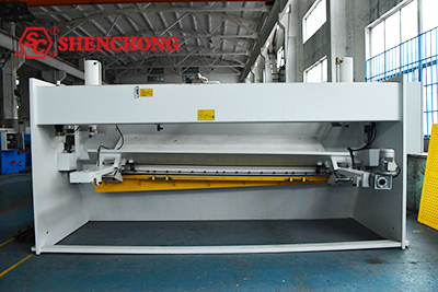 10x4000mm NC plate shearing machine backgauge