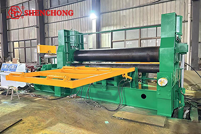 40x3500mm NC 3 Roll Plate Bending Machine For Sale