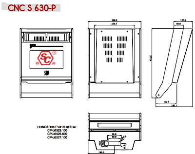 ESA S 600 Range CNC Control System Panel