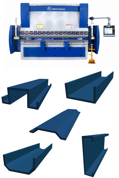 press brake bending curtain wall metal panels