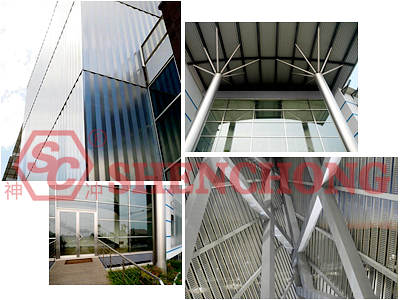 Architectural Metal Cladding Metal Curtain Walls