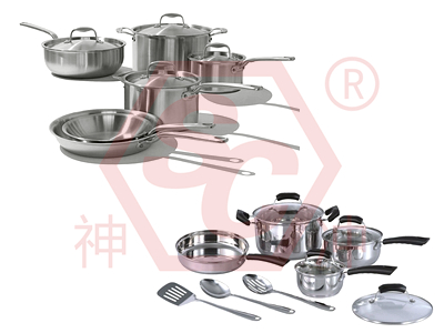 stainless steel kitchenware