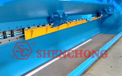 steel structure shearing back gauge