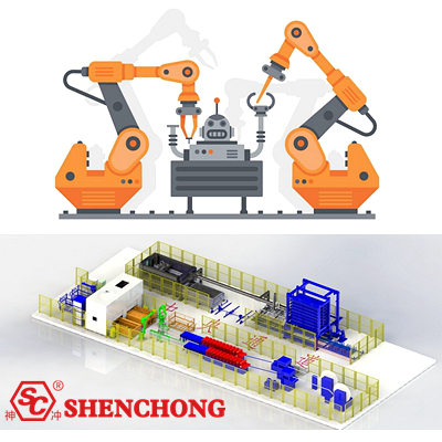 fully automated sheet metal production