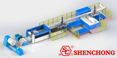 Automatic Sheet Metal Uncoiling And Leveling Production Line
