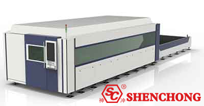Double Platform Exchange Metal Sheet Fiber Laser Cutting Machine