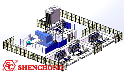 sheet metal automated production unit