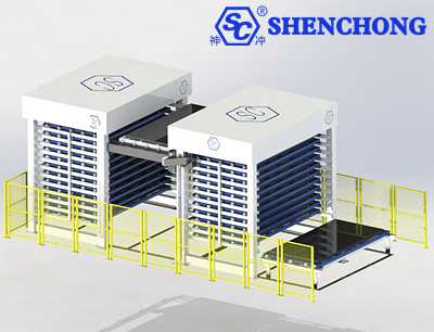 Shenchong double row sheet metal storage system