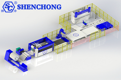 Automatic Laser Uncoiling And Blanking Production Line