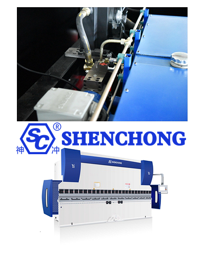 CNC press brake bending machine hydraulic pipe line