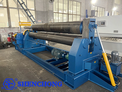 Saudi Arabia Three-roller Plate Rolling Machine For Sale