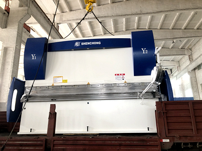 SC Servo Hydraulic Press Brake Machine delivery