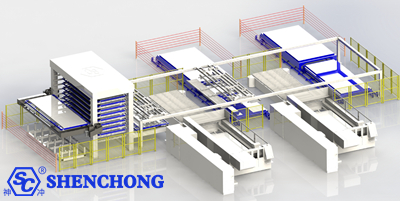 sheet metal storage automatic production line
