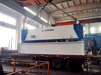 SHENCHONG 12X6000MM hydraulic plate shearing machine
