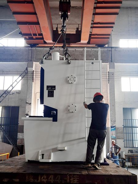 12X6000MM Hydraulic Guillotine Shear delivery