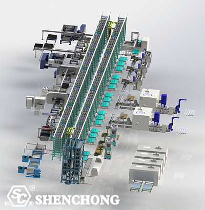 shenchong sheet metal automated production line