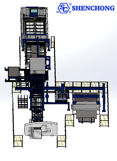 sheet metal automated production line assembly process