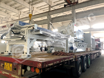 QC11KQ-16x2500MM front feeding shearing machine delivery
