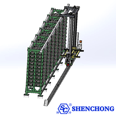 Multi-Row Sheet Metal Automated Storage System