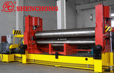 SW11SNC-25×4000 3 roller plate rolling machine