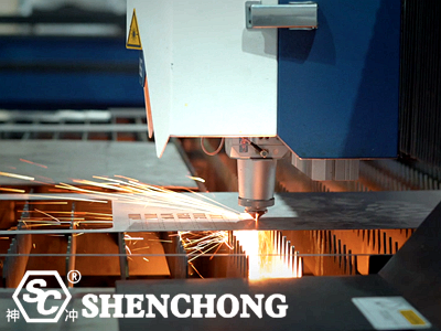 steel laser cutting process